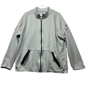 Ogio Endurance Full Zip Jacket Sweatshirt Size XL XLarge Gray FMC